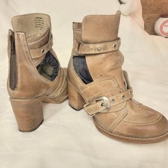 FREEBIRD SONOMA TAUPE ZIPPERED BOOT - Picture 2 of 2